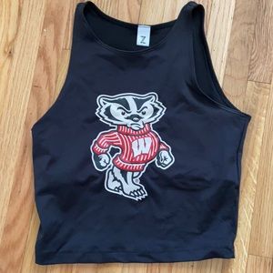 Bucky badger UW Madison Crop Tank
